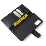 For Samsung Galaxy S20+ Plus Case iCoverLover Genuine Leather Wallet Cover Black