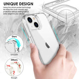 For iPhone 13 Mini Case iCoverLover Shockproof Cover Clear
