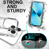 For iPhone 14 Pro Case iCoverLover Shockproof Cover Clear