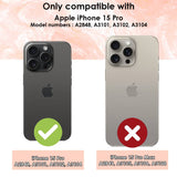 For iPhone 15 Pro Case iCoverLover Shockproof Cover Clear