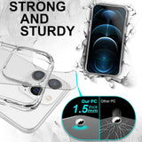 For iPhone 13 Pro Max Case iCoverLover Shockproof Cover Clear