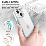 For iPhone 14 Plus Case iCoverLover Shockproof Cover Clear