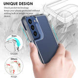 For Samsung Galaxy S21 FE Case iCoverLover Shockproof Cover Clear
