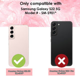 For Samsung Galaxy S22 Case iCoverLover Slim Shock-proof Cover Clear