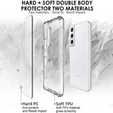 For Samsung Galaxy S22 Case iCoverLover Slim Shock-proof Cover Clear