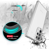 For Samsung Galaxy S22 Ultra Case iCoverLover Slim Shock-proof Cover Clear