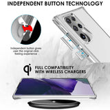 For Samsung Galaxy S22 Ultra Case iCoverLover Slim Shock-proof Cover Clear