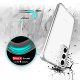 For Samsung Galaxy S23 Case iCoverLover Slim Shock-proof Cover Clear