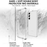 For Samsung Galaxy S23 Case iCoverLover Slim Shock-proof Cover Clear