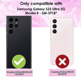 For Samsung Galaxy S23 Ultra Case iCoverLover Slim Shock-proof Cover Clear