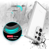 For Samsung Galaxy S23 Ultra Case iCoverLover Slim Shock-proof Cover Clear