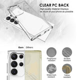 For Samsung Galaxy S23 Ultra Case iCoverLover Slim Shock-proof Cover Clear