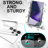 For Samsung Galaxy S23 Ultra Case iCoverLover Slim Shock-proof Cover Clear
