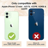 For iPhone 12 mini Case, iCoverLover Shockproof Cover Clear