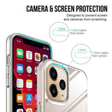 For iPhone 12 Pro/12 Case, iCoverLover Shockproof Cover Clear