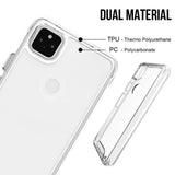 For Google Pixel 5 Case, iCoverLover Shockproof Cover Clear
