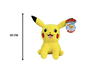 Wicked Cool Toys Pokémon Sitting Plush Pikachu 8