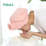 Fasola Hair Drying Cap Pink 26*26cm