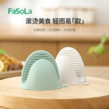 Fasola Anti-Slip and Anti-Scald Silica Gel Grove Green