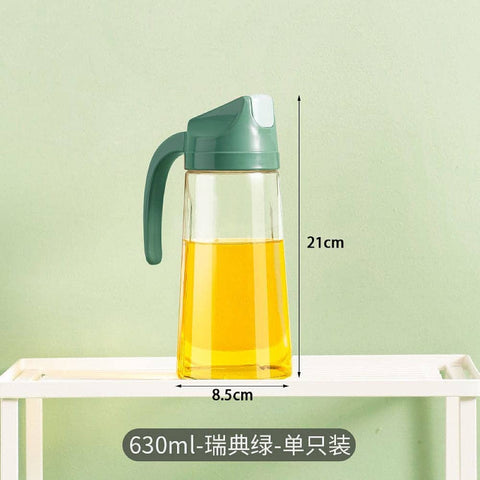 ROBO Meizi Automatic Flip Oil Bottle Green 630ml