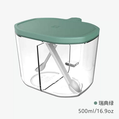 ROBO Roma double-space Seasoning Box Green 500ml
