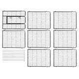 Pet Playpen 48" 8 Panel Dog Puppy Enclosure Cage Fence