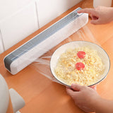 Magnetic Kitchen Cling Film Dispenser Holder Cutter Food Wrap Foil Food Plastic Wrap Hold