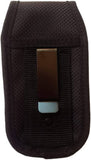 1680 D Nylon / Polyester Cell Phone Pouch Case EVA Foam Padded with Belt Loop & Belt Clip Velcro Closure
