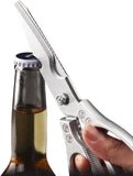2-Pack Kitchen Shears, Heavy Duty Kitchen Scissors Sharp Stainless Steel, Food Cooking Scissors for Cutting Meat, Chicken, Vegetable and Fish, Bottle Opener
