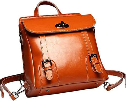Leather bag, leather bag carry on, leather backpack , Fashionable & Timeless design of brown cowhide