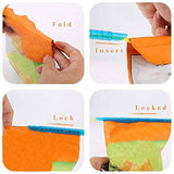 16 PCS Chip Clips Plastic Bag Sealer Stick, Stay Fresh Bag Sealer Sticks Magic Kitchen Food Storage Clips, Bag Sealer