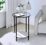Interior Ave Cosmopolitan Two Tier Mix Side Table