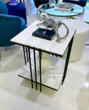 Interior Ave - Milano Black Square Side Table