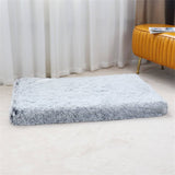 Rectangle Pet Dog Comfort Bed Plush Comfortable Removable Washable Kennel L
