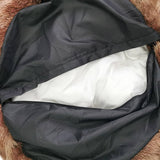 Pawfriends Dog Cat Pet Calming Bed Warm Soft Plush Round Nest Comfy Sleeping Kennel Cave AU