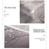 Sofa-Style Dog Bed Waterproof Washable Soft High Back Comfy Sleeping Kennel L