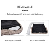 PawFriends Pet Sofa Bed Dog Calming Sofa Cover Protector Cushion Plush Mat S