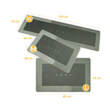 Lofiso Soft Quick-Drying Floor Mat Super Absorbency Bathroom Balcony Non-slip Mat L