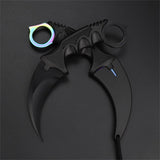 Mountgear Claw Knife Blade Outdoor Camping Hunting Survival Tactical CSGO Knives Blue