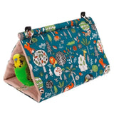 Pawfriends Bird Sleep Cotton Nest Cage Hut Pet Hammock Hang Cave Bed Parrot Warm Tent L AU