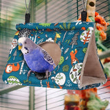 Pawfriends Bird Sleep Cotton Nest Cage Hut Pet Hammock Hang Cave Bed Parrot Warm Tent L AU