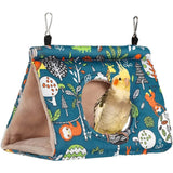 Pawfriends Bird Sleep Cotton Nest Cage Hut Pet Hammock Hang Cave Bed Parrot Warm Tent M AU