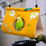 Pawfriends Bird Sleep Cotton Nest Cage Hut Pet Hammock Hang Cave Bed Parrot Warm Tent M AU