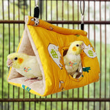 Pawfriends Bird Sleep Cotton Nest Cage Hut Pet Hammock Hang Cave Bed Parrot Warm Tent M AU