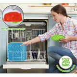 Pawfriends Asphyxia-resistant Silicone Dog Pet Lick Mat Slow Feeder Grooming Helper Blue