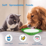 Pawfriends Asphyxia-resistant Silicone Dog Pet Lick Mat Slow Feeder Grooming Helper Green