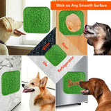 Pawfriends Asphyxia-resistant Silicone Dog Pet Lick Mat Slow Feeder Grooming Helper Green