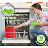 Pawfriends 3in1 Silicone Pet Lick Mat Cat Puppy Dog Slow Feeder Grooming Helper Mat Red