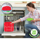 Pawfriends 4in1 Silicone Pet Lick Mat Cat Puppy Dog Slow Feeder Grooming Helper Mat Red