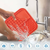 Pawfriends Dog Cat Pet Licking Pad Anti-Anxiety Toy Slow-Feeding Licking Pad